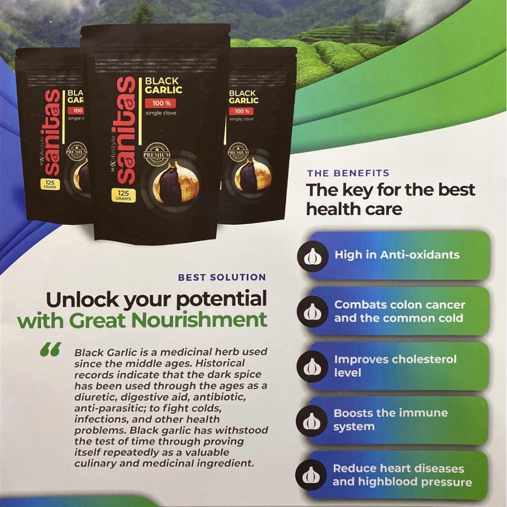 BLACK GARLIC FDA REGISTERED)100%PUREESSENTIALOILS